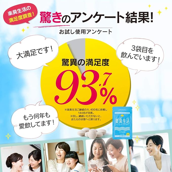 Rakuho Seikatsu 1 bag 90 tablets 30 days Etiquette Supplement Tablet Champignon - BeesActive Australia