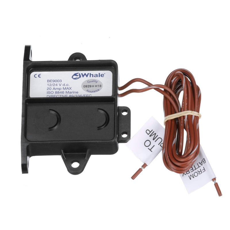 [AUSTRALIA] - Whale BE9003 Electric Field Sensor Switch, 12V or 24V, Suitable for Up to 20 Amps, One Size, Black 