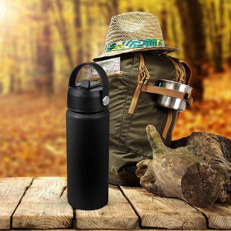 Straw Lid for Hydro Flask Wide Mouth, Flex Straw Lid for Hydroflask Wide Mouth 12 16 18 20 32 40 64 oz, Flexible Handle Replacement Lids for Hydroflask Straws Top Water Bottle Lid Accessories - BeesActive Australia
