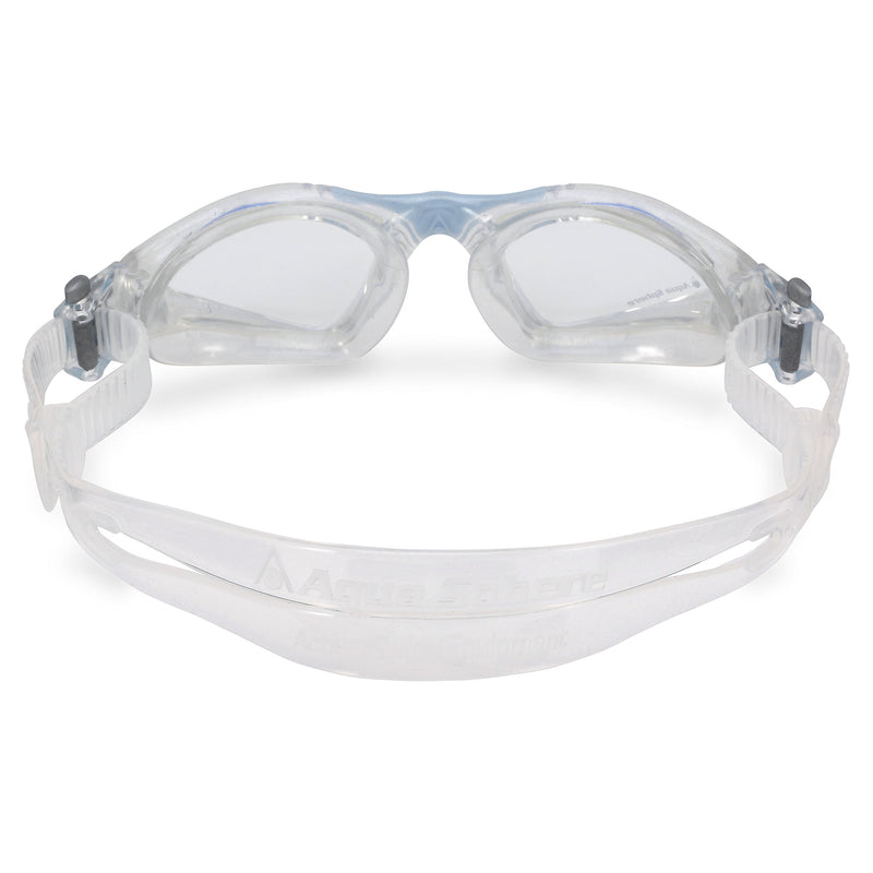 [AUSTRALIA] - Aqua Sphere Kayenne Ladies Swimming Goggles - Made in Italy - UV Protection Anti Fog Swim Goggles for Women Clear Lens / Powder Blue 