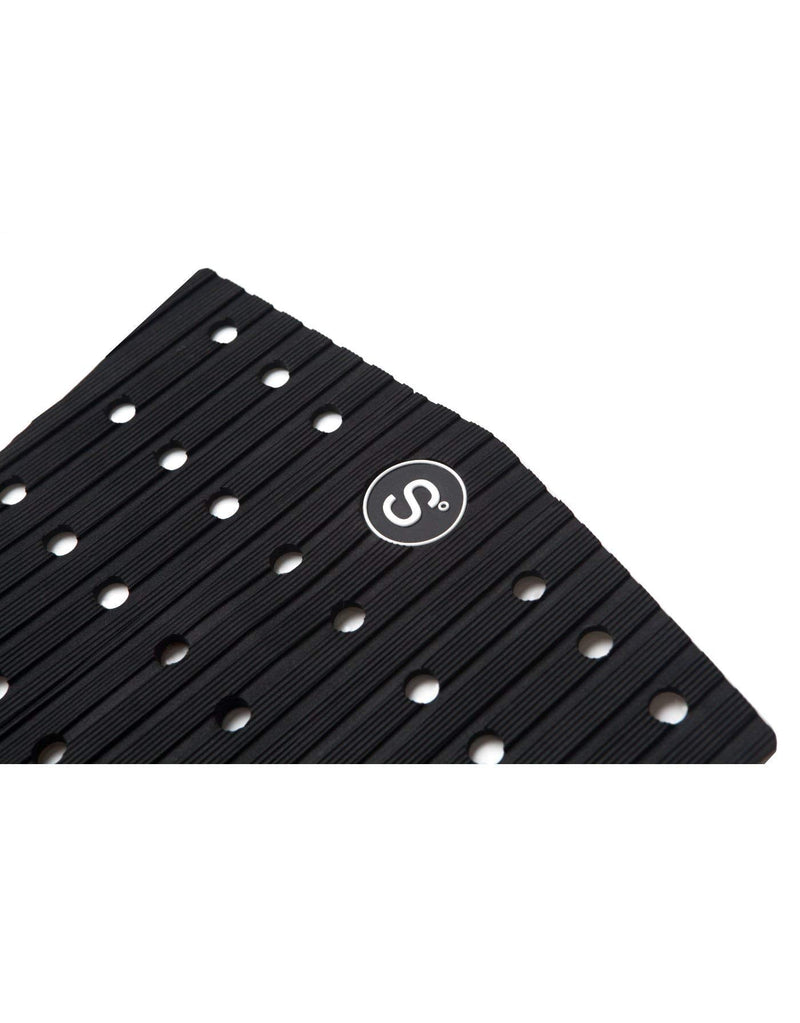SYMPL Surfboard Traction Pads 3-Piece Deck Grips for Surfboard, Skimboard, Longboard Deck - Maximum Grip Stomp Pad, 3M Adhesive - Fits Surf, Skim Board, Long Deck, Wakesurf and Fish Boards Black - BeesActive Australia