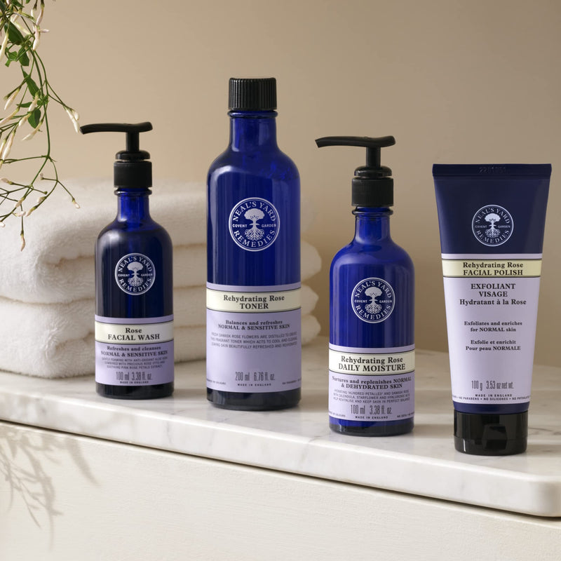 Neal's Yard Remedies Rose Facial Polish | Feel Deeply Cleansed from Everyday Impurities | 100g - BeesActive Australia