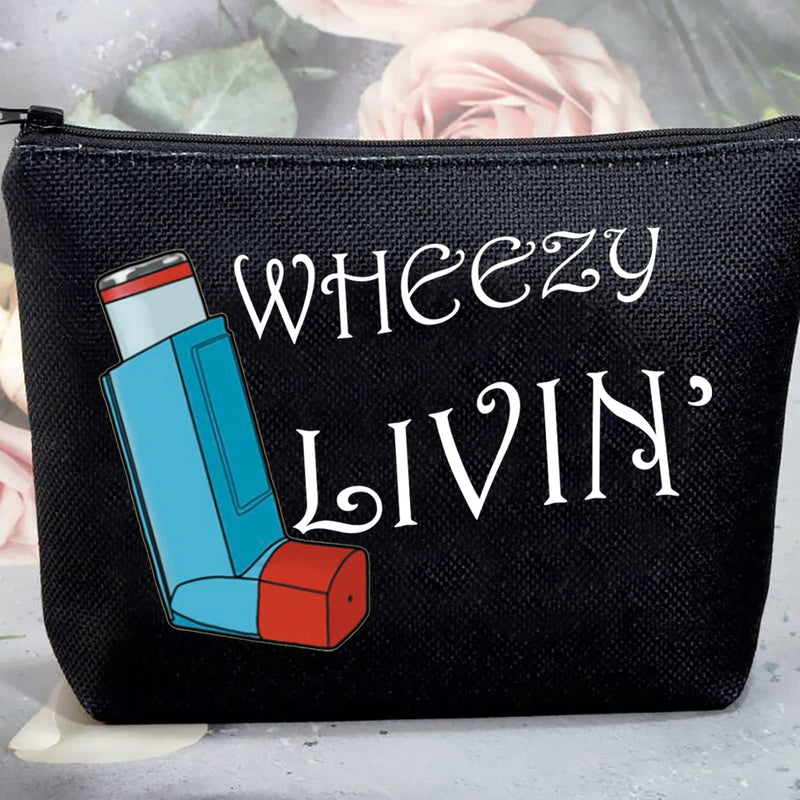 AKTAP Asthma Inhalator Gift Asthma Inhaler Medicine Bag Wheezy Livin’ Inhaler Pouch (Wheezy Bag) Wheezy Bag - BeesActive Australia