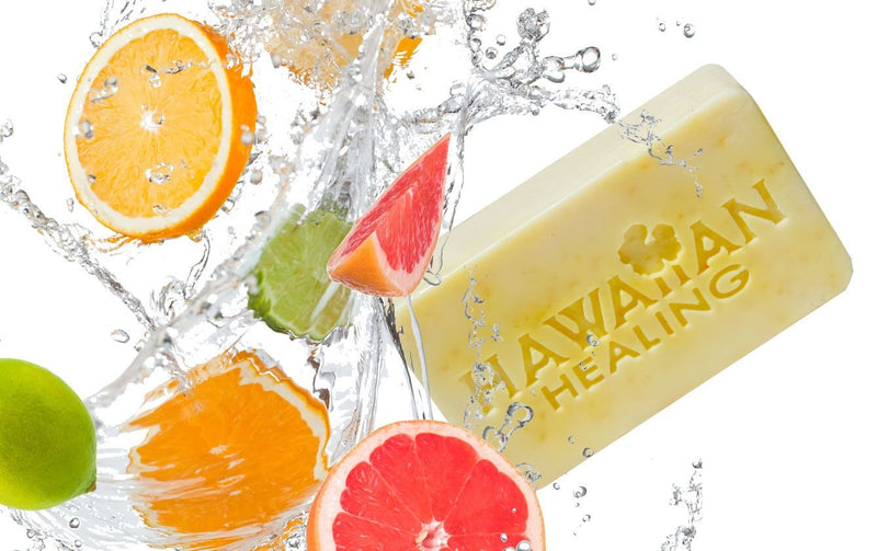 Hawaiian Healing Skin Care - Hand-Crafted & Moisturizing Kiokio Citrus Splash Beauty Bar Soap - BeesActive Australia