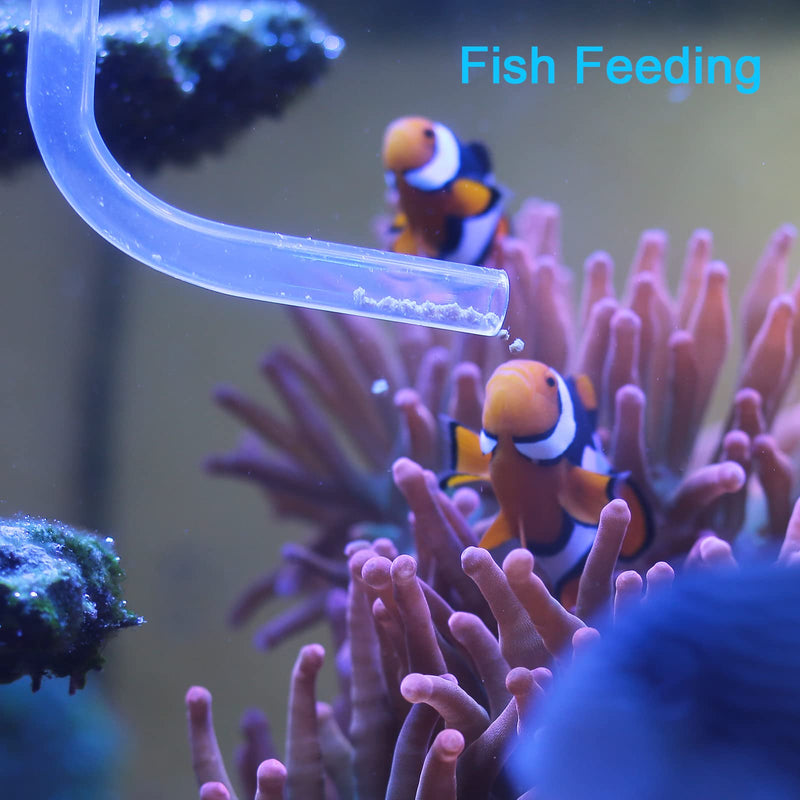 AREPK Aquarium Multifunction Coral Feeder Waste Clean Tool Manual Cleaner Water Changer Fish Tank Cleaning Tool Siphon Dropper Waste Remover Aquatic Bottom Feeder Pipette 25IN - BeesActive Australia