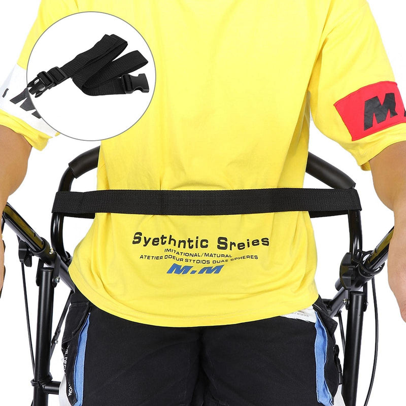 Wheelchair Lap Strap, 52in Long Adjustable Wheelchair Seat Belt Extender Safety Waist Leg Strap Chest Buckle for Mobility Scooter Wheelchair - BeesActive Australia