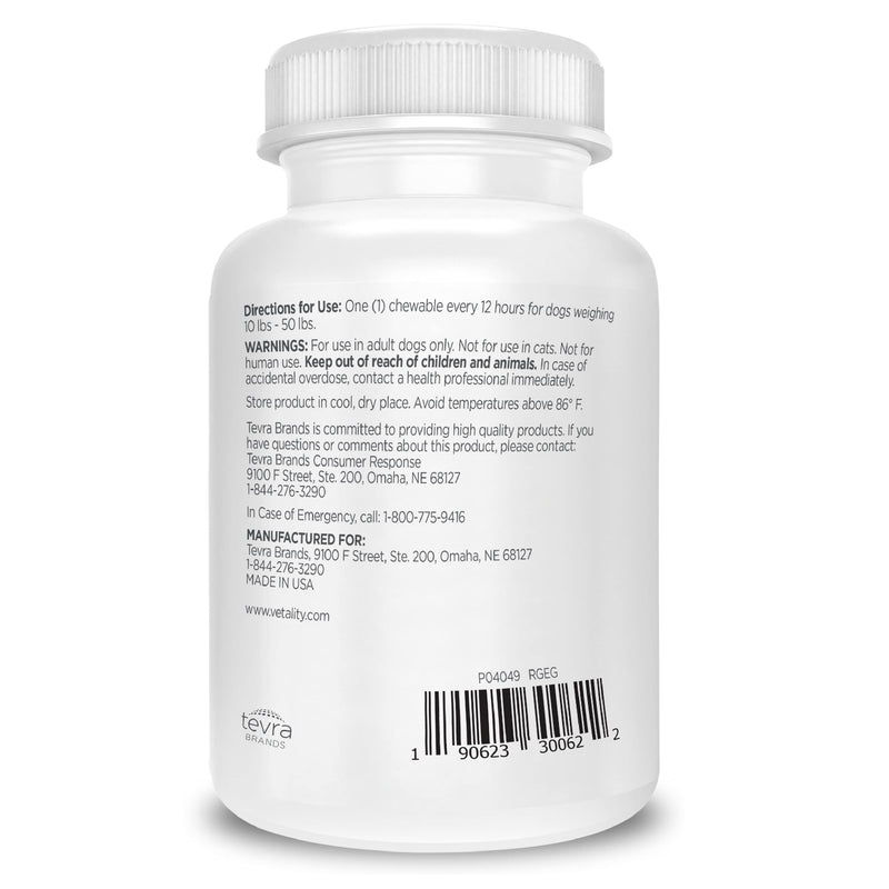Vetality Canine Aspirin for Dogs | Fast Pain Relief | Large Dogs | Liver Flavor | 120 Chewable Tablets - BeesActive Australia