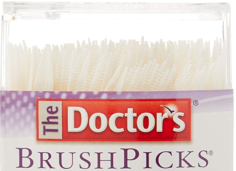 The Doctor's BrushPicks | Interdental Toothpicks | 275 Count | Pack of 4 | Safely Removes Food Debris - BeesActive Australia