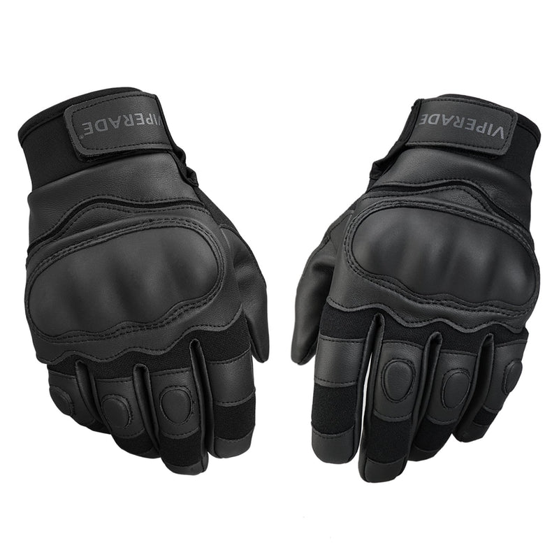 [AUSTRALIA] - Viperade Mens Tactical Gloves Military Rubber Hard Knuckle Outdoor Glove | Heavy Duty Glove | Airsoft Glove | Best for Cycling Hiking Camping Powersports Black Medium 