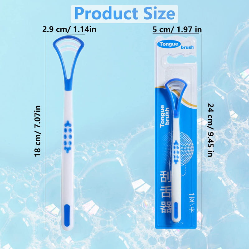 Tongue Scraper,Tongue Brush,Soft & Gentle Silicone Head,Tongue Brushes Helps Keep Breath Fresh,Safe and Convenient, Promote Oral(3 Pcs) - BeesActive Australia