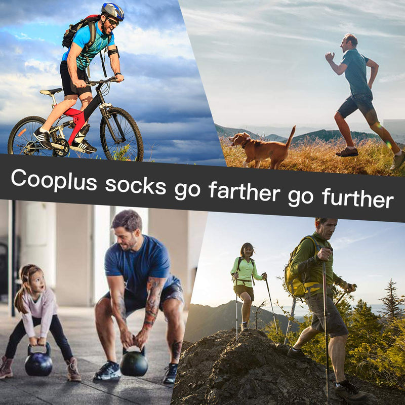 Cooplus Mens Ankle Socks Athletic Cushioned Breathable Low Cut Tab With Arch Support-6Pairs Small-Medium A1-grey 6 Pairs - BeesActive Australia