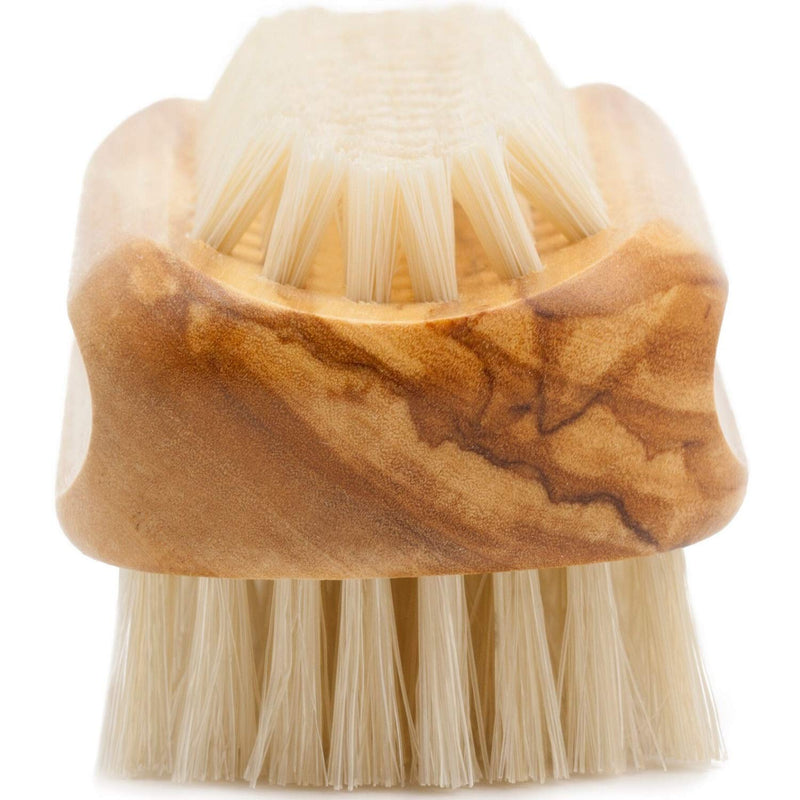 Genuine Boar Bristle Nail Brush with Real Olive Wood Handle MADE IN GERMANY - BeesActive Australia