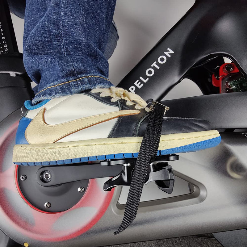 Dynaset Toe Clips Straps Cage for Peloton Bike Pedals,Peloton Pedals Adapter for Regular Shoes,Convert Look Delta Pedals to Dual Function Pedals - Ride with Sneakers. Black - BeesActive Australia