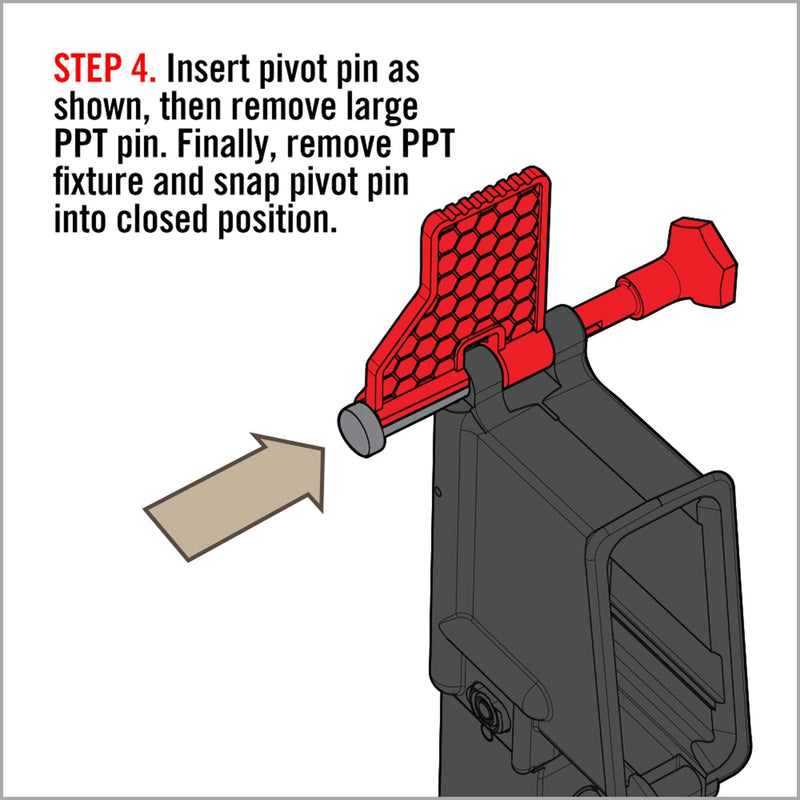 Real Avid Pivot Pin Tool (AVAR15PPT), Red - BeesActive Australia