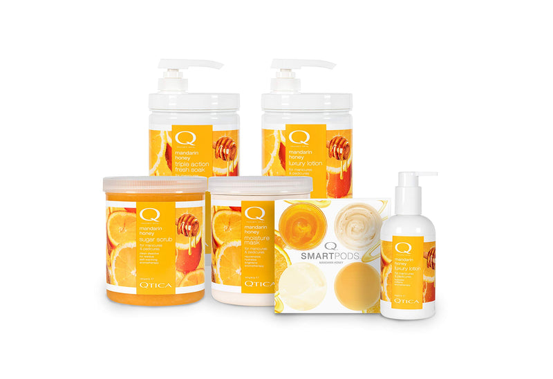 Qtica Smart Spa Sugar Scrub (Mandarin Honey, 7oz) Mandarin Honey 7 Ounce - BeesActive Australia