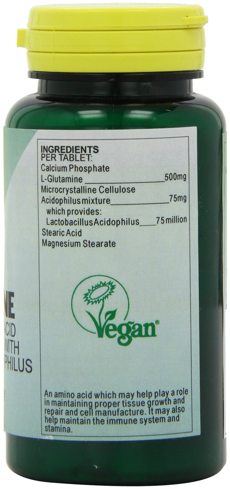 Health Plus Amino L-Glutamine 500mg Amino Acid Supplement - 60 Tablets - BeesActive Australia