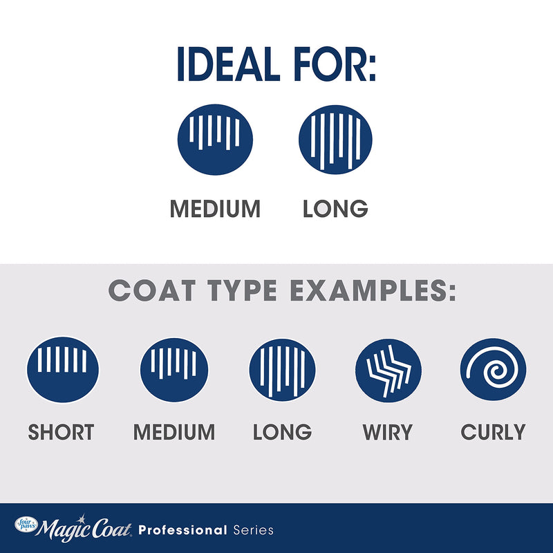 Four Paws Magic Coat Professional Series Comfort-Grip Cat Slicker Brush - BeesActive Australia
