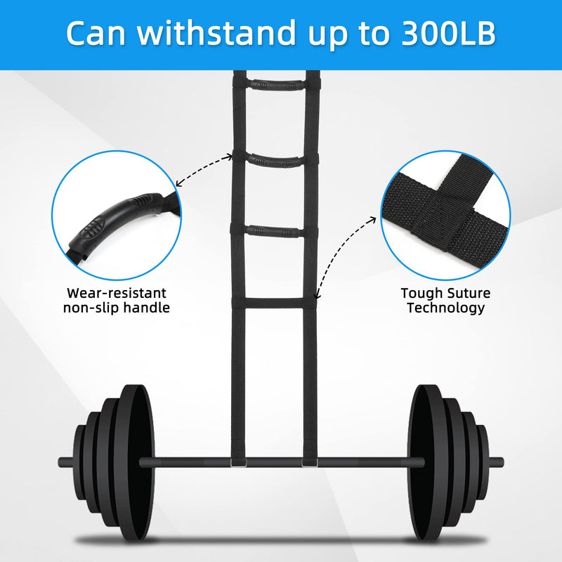 Adjustable Bed Ladder Assist, Bed Ladder Straps with Handles, 6 Handle Bed Ladder Straps for Adults, Elderly, Disabled. - BeesActive Australia