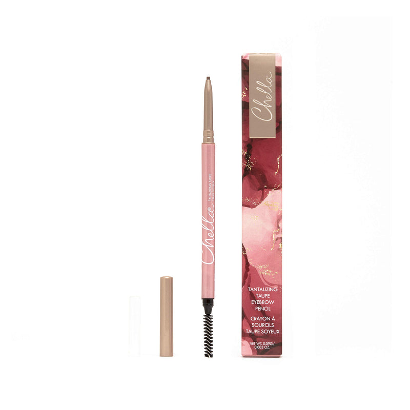 Chella Eyebrow Pencil, Tantalizing Taupe - Vegan, Gluten Free, Cruelty Free, Paraben Free, - Long Wearing, Smooth Consistency - BeesActive Australia