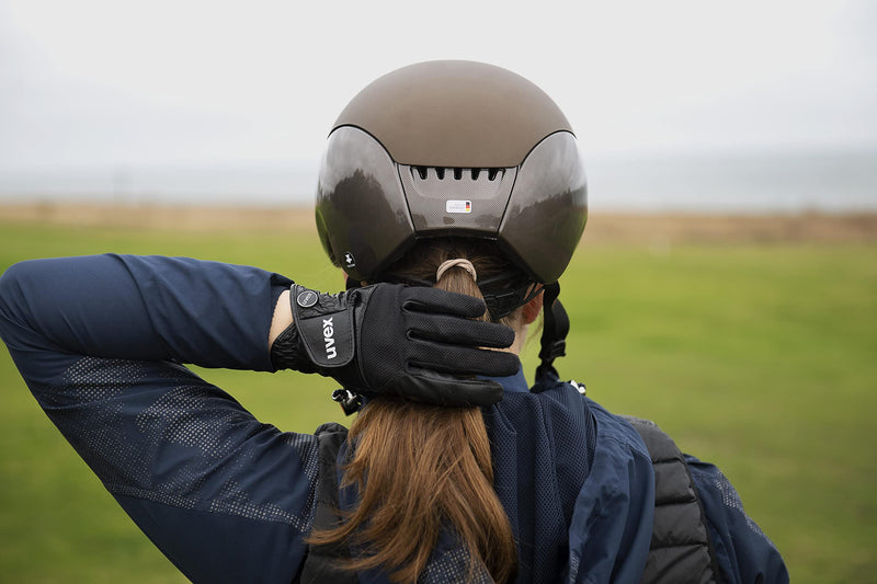 uvex sumair Horse Riding Gloves for Women & Men - Stretchable, Breathable & with Touchscreen Capability black 6.5 - BeesActive Australia