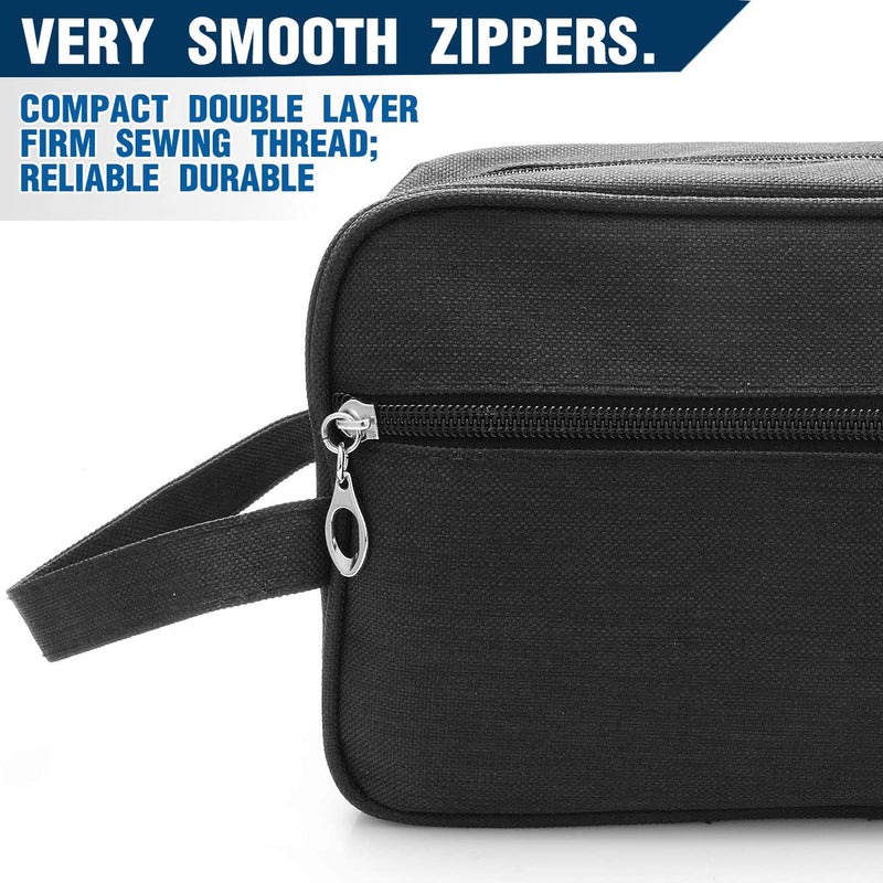 Toiletry Bag for Men Travel Wash Bags for Men Spacious Black Waterproof Shaving, Gym, Make up Bag for Men & Women - BeesActive Australia