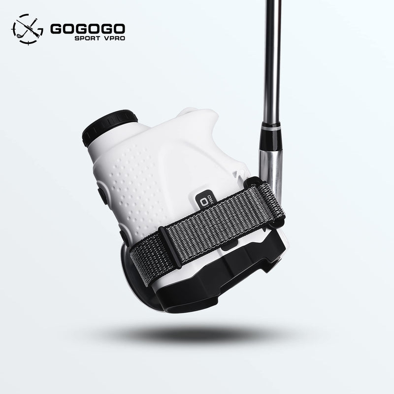 Gogogo Sport Vpro Magnetic Golf Rangefinder Holder Mount Strap, Adjustable Range Finder Strap/Holder/Band Fits Most Types, Strong Magnet for Easily Stick Rangefinder on Golf Cart/Bar/Club Black - BeesActive Australia