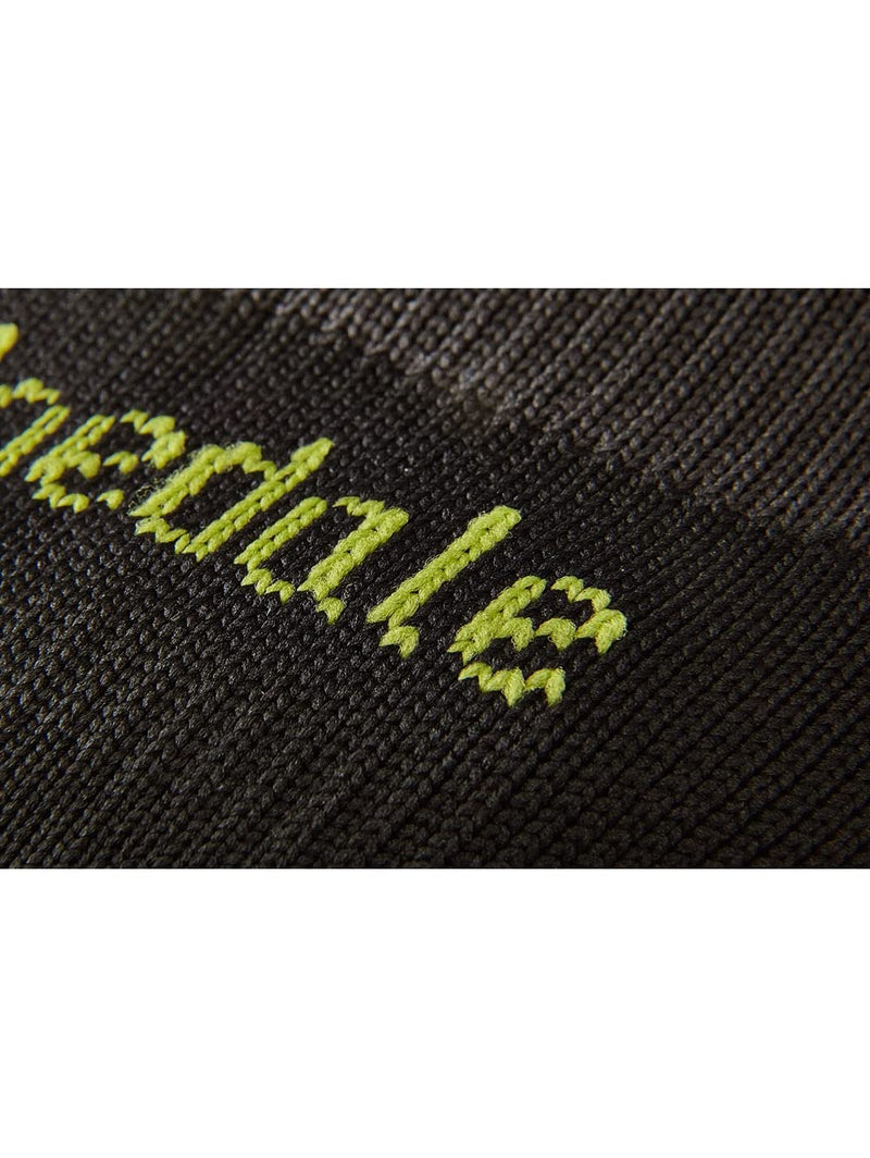 Bridgedale StormSock Lightweight Boot Waterproof Breathable Sock, Dk. Grey/Lime, XL - BeesActive Australia