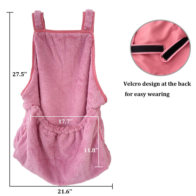 Pet Carrier Sleeping Bag Pet Carrier Bag Small Dog Cat Sling Accompany Carrier Bag Hands Free, Soft and Breathable Shoulder Back Pink - BeesActive Australia