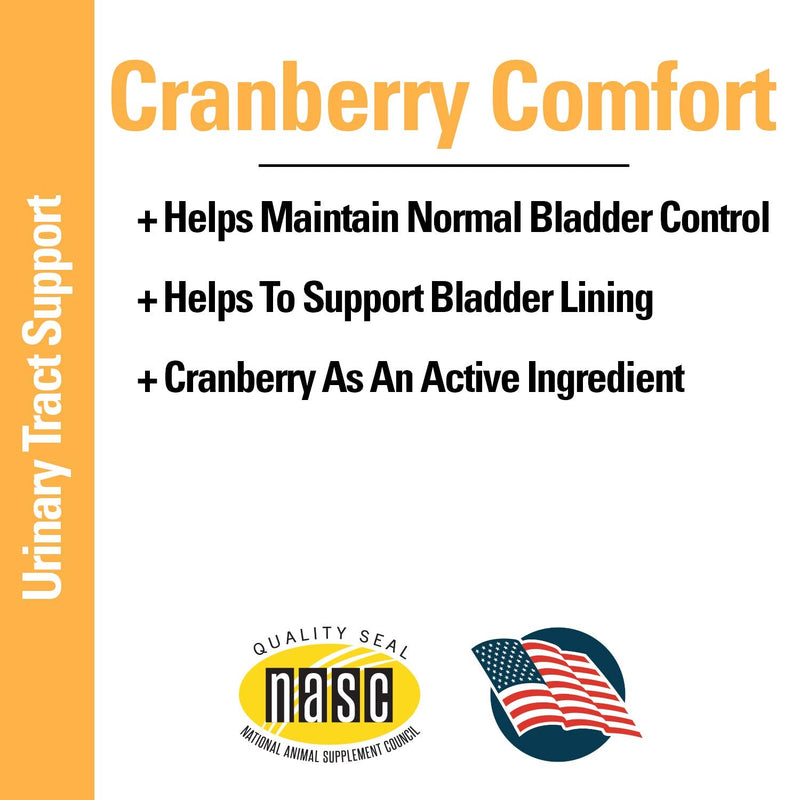 Vet Classics Cranberry Comfort Urinary Tract Pet Supplement for Dogs, Cats – Maintains Dog Bladder Health, Cat Bladder Control – Pet Supplements for Incontinence 100 gm - BeesActive Australia