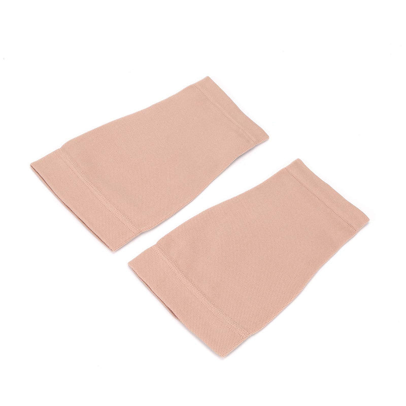 20LY 1 Pair Full Forearm Compression Sleeves Tattoo Cover Up Sleeve for Men Women UV Protection Beige M - BeesActive Australia