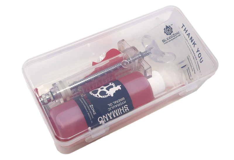 RSN Sports Pro Bleed Kit for Shimano Hydraulic Road/Gravel Brakes with 120ml Mineral Oil and Tools - BeesActive Australia