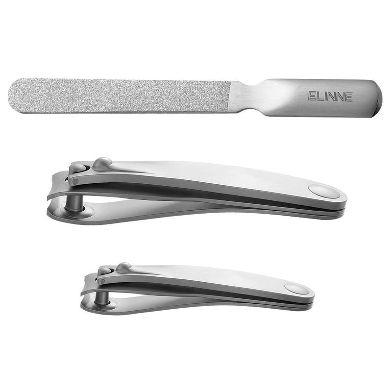 Elinne Nail Clipper Set, Stainless Steel - BeesActive Australia