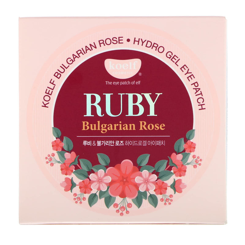[Koelf] Ruby Bulgarian Rose Hydro Gel Eye Patch 60pcs/30pairs ulgarian Rose - BeesActive Australia