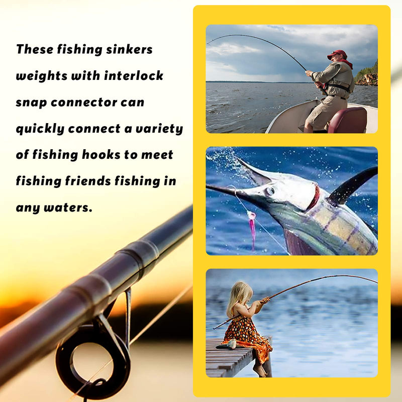 Swpeet Round Shape Fishing Weights Drop Shot Sinker Rig Kit for Bass Fishing Worm Sinker Fishing Weights Bass Casting for Rig Fishing 10g（20Pcs） - BeesActive Australia