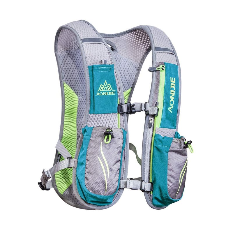 AONIJIE Running Hydration Vest Backpack for Women and Men Lightweight Trail Running Backpack 5.5L Mint Green - BeesActive Australia