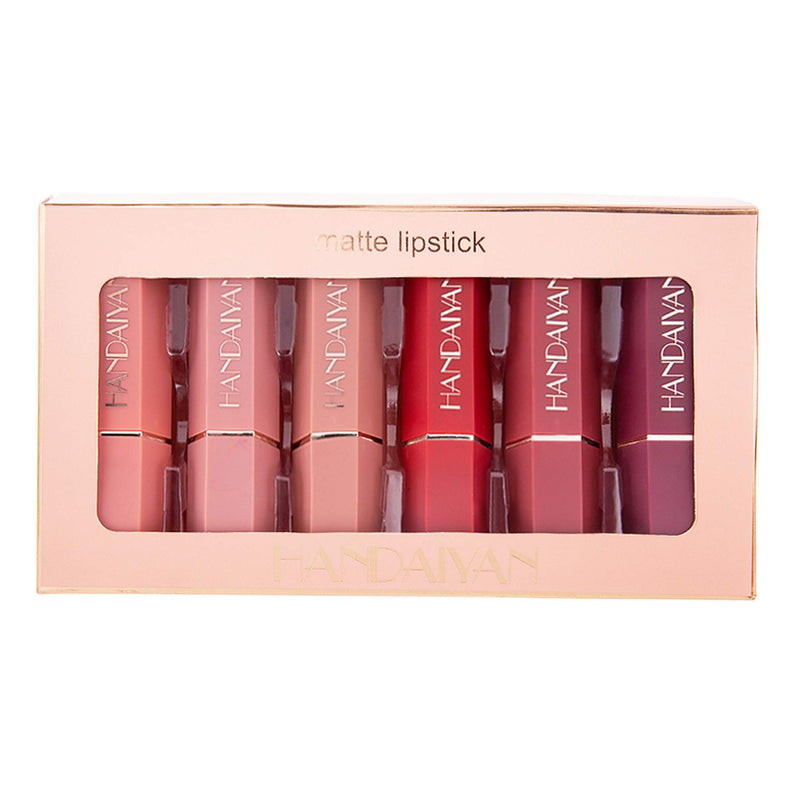 Wismee Matte Lipstick Set Beauty Makeup Lipstick for Women Long Lasting Nutritious Velvet Lip Stick Soft and Delicate Lipstick Pack Make up Cosmetic Set (6 Pack) - BeesActive Australia