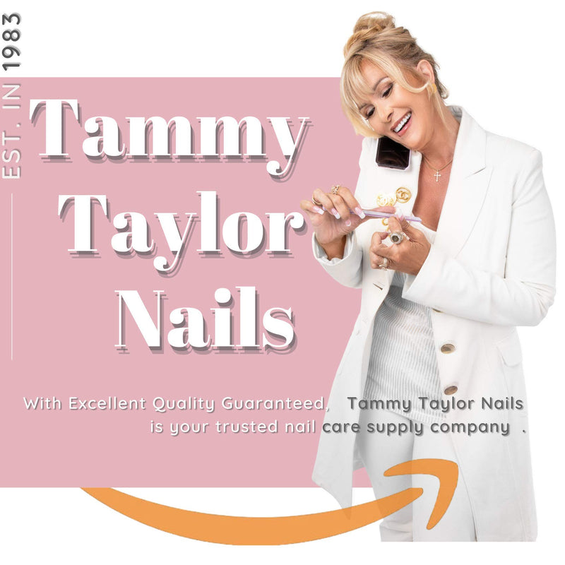 Tammy Taylor Crystal Clear Almond Stiletto Well-less Nail Tips | Instant Bond With No Tip Lines | Heat Tempered, Won’t Split or Shrink (20ct) 20ct - BeesActive Australia