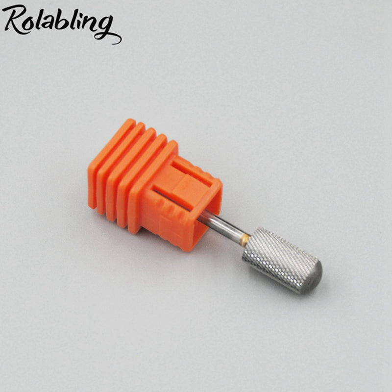Rolabling Round Head Alloy Nail Drill Bit Manicure Drilling for Nail Gel Polish Removal Nail Accessories Tool (Fine) Fine - BeesActive Australia