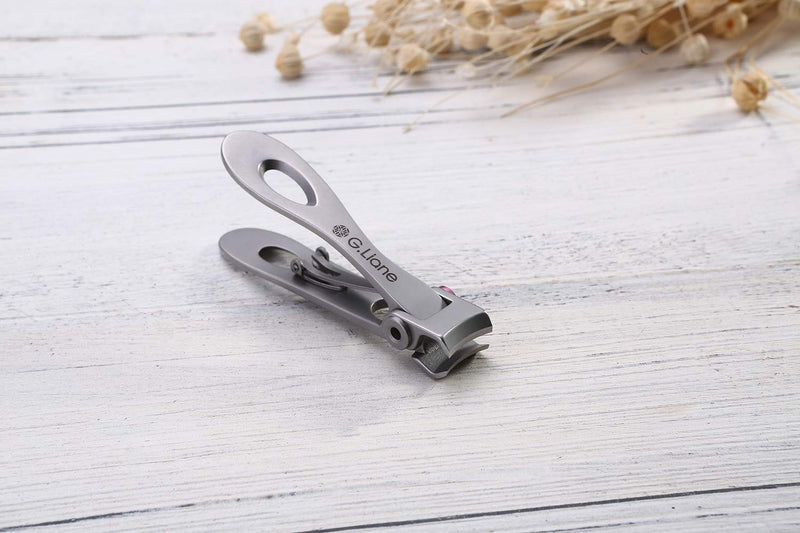 Stainless Steel Nail Clippers – G.Liane 15mm Wide Jaw Opening Nail Cutter for Toenails and Fingernails Salon Quality Nail Care Tools for Women And Men - BeesActive Australia
