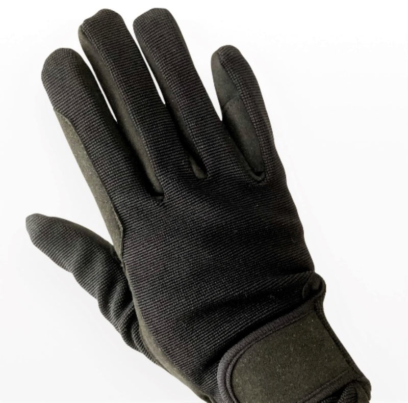 Ladies Equestrian Gloves All Sports Outdoor Sports Gloves Horse Riding (Black, XL) - BeesActive Australia