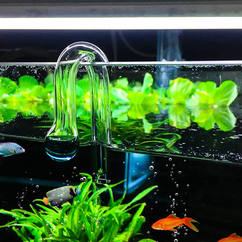 IAFVKAI Glass CO2 Drop Checker Aquarium Hang On CO2 Monitor CO2 Detector for Aquarium Planted Tank - BeesActive Australia