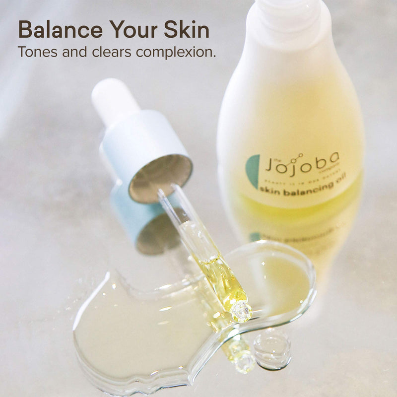 The Jojoba Company Skin Balancing Oil - Controls Oil Production - Reduces Pore Size - Visibly Firms Skin - Improves Skin Texture - Perfect for Oily Skin - 30ml - BeesActive Australia