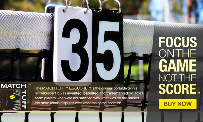 Match Tuff EZ Score (0-6) | Portable Tennis Score Keeper | EZ-FLIP | Outdoor/Indoor - BeesActive Australia