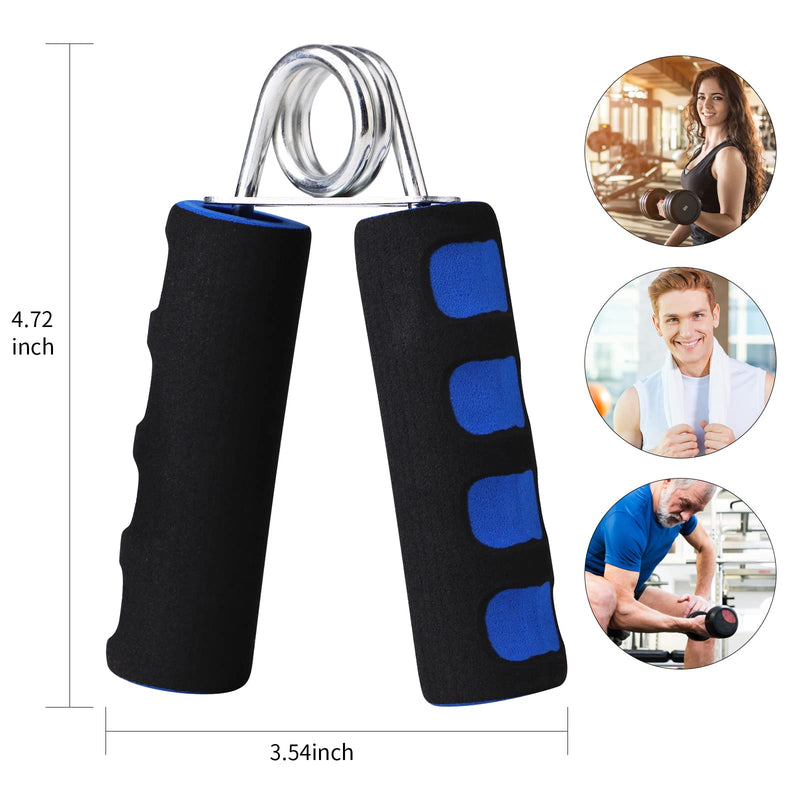 erduoduo Hand Grips for Strength Training,Soft Foam Hand Workout Grippers, Strengthen Hand Grip Exerciser,2 Pack - BeesActive Australia