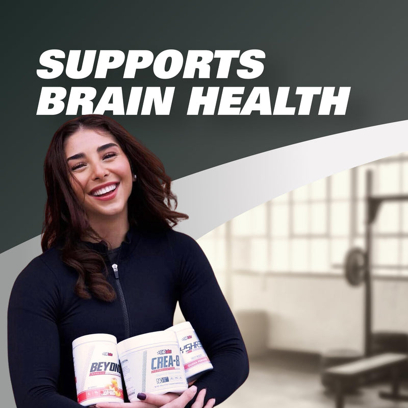 EHPlabs CREA-8 Creatine Monohydrate Powder - Creatine Powder for Building Lean Muscle Mass, Improves Strength & Power, Supports Brain Health - 100 Servings (500g) - BeesActive Australia