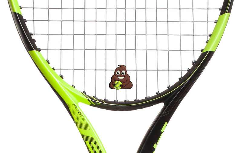 [AUSTRALIA] - Racket Expressions Tennis Dampeners - 20 Designs (2 & 5 Packs) - Great Tennis Gifts Poop 