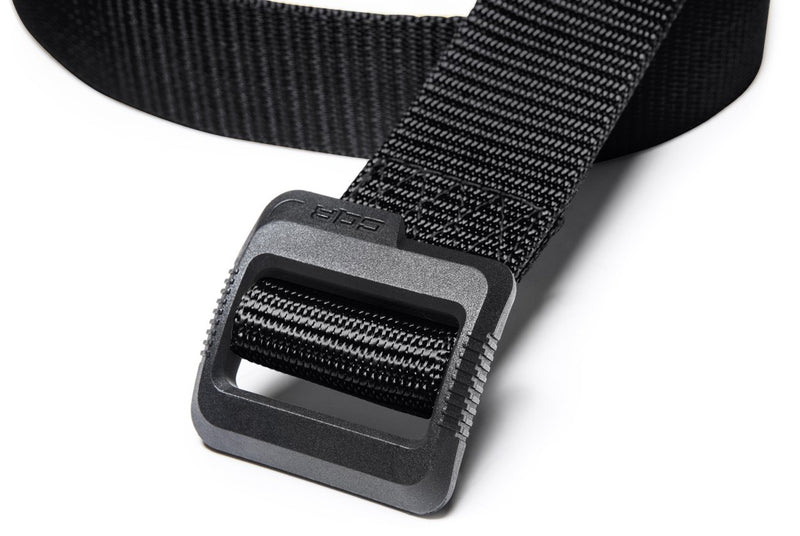 [AUSTRALIA] - CQR 1 or 2 Pack Tactical Belt, Military Style Heavy Duty Belt, Nylon Webbing EDC Quick-Release Buckle Plastic Flip Tab(mzt01) - Black M[w32-34] 