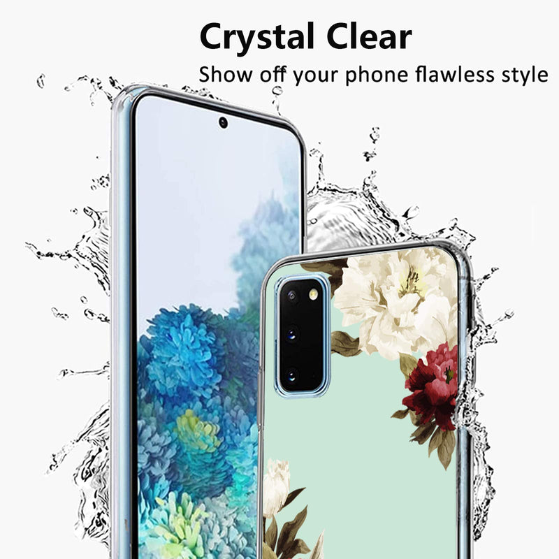 for Samsung Galaxy S20 FE 5G Case 6.5” Galaxy S20 FE Case Marble Clear wallet Transparent Pattern Transparent Soft Silicone Cover Ultra-Thin Protective TPU Cover for Samsung S20 FE Case 5G-32 32 - BeesActive Australia