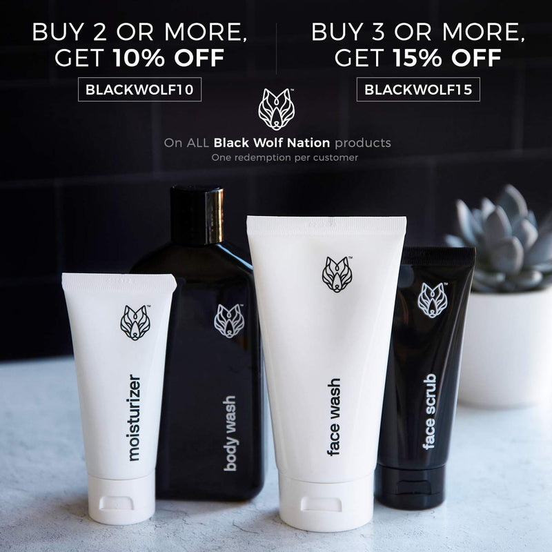 Black Wolf Nation Double Duty Glacier Eye Gel - 1 Fl Oz - Caffeine Improves the Appearance of Dark Circles and Under Eye Bags - Invigorating Glacier Formula Wakes Up Your Eyes - BeesActive Australia