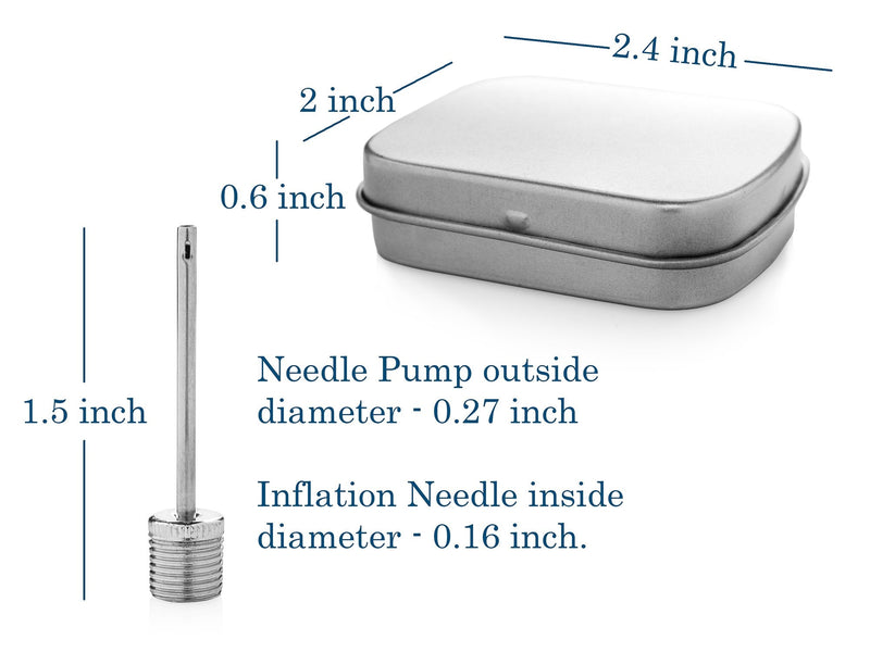 TurnOnSport Basketball Pump Needle - Ball Pump Inflation Needles Pack of 12 - Inflate Pump Needle for Balls - Pump Needle Adaptor Soccer Rugby Football Volleyball Ball - Inflatable Air Pump Needle - BeesActive Australia